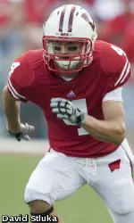 <b>Jared Abbrederis stepped up his game on Saturday, catching five passes for 58 yards.</b>