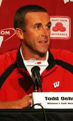 <b>Todd Oehrlein addresses the media</b>