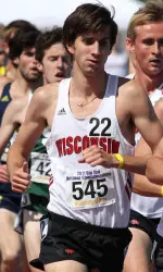 <b>Junior Reed Connor led the Badgers, finishing second with a time of 23 minutes, 18 seconds.</b>