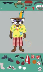 <b>Dress up Bucky in an assortment of outfits</b>