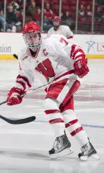 <b>Captain Meghan Duggan is one of the Badgers' six seniors to be honored Sunday.</b>