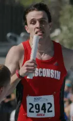 <b>Junior Brady Hammon ran a personal-best time to finish 28th in the 200 meters Friday.</b>