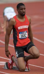 <b>Junior Kyle Jefferson ran a personal-best time of 21.73 seconds in his final tuneup for the Big Ten championships.</b>