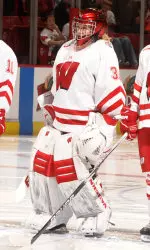 <b>Freshman goaltender Alex Rigsby</b>