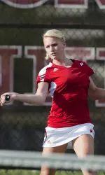 <b>True freshman Jenny Hois was the only Badger to win a match against the College of Charleston.</b>