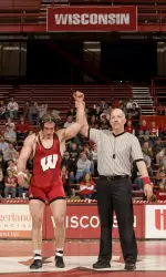 <b>Junior Travis Rutt became the fourth Badger to earn All-America honors at the 2011 NCAA Championships.</b>