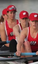 <b>The varsity four finished behind Stanford before upsetting Brown during the first day of the Lake Natoma Invitational.</b>