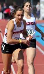 <b>Egle Staisiunaite and Maya Vazquez combined with Jameice DeCoster for all-time fast marks in the 4x100- and 4x400-meter relays.</b>