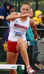 <b>Senior Egle Staisiunaite is headed to her first NCAA outdoor championships after qualifying Friday in the 400-meter hurdles.</b>