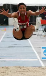 <b>Jessica Flax used an outstanding final day to earn her first All-America honor in the heptathlon.</b>