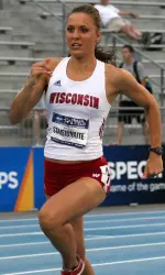 <b>Egle Staisiunaite closed her UW career with a lifetime-best run Wednesday at the NCAA championships.</b>