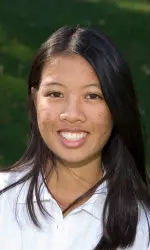 <b>Kimberly Dinh is in 5th place after 18-holes in her college debut</b>