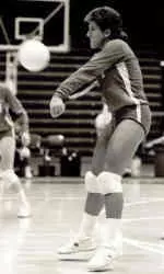 <b>Margie (Kaminski) Fitzpatrick was a three-time honorable mention All-Big Ten pick. </b>