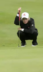 <b>Lindsay Danielson putted in two pirdies in her final round of golf on Tuesday.</b>