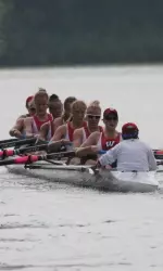 <b>The Wisconsin openweight eights took 10th place in Boston.</b>