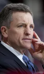 <b>Head coach Mark Johnson talked about what Friday's dedication of Bob Johnson Rink at the Kohl Center will mean to his family.</b>