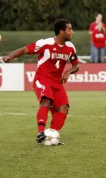 <b>Paul Yonga was a steadying presence for the Badgers, anchoring the defense along with AJ Cochran<b/>