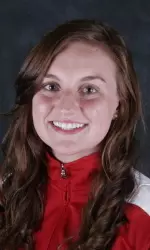 <b>Freshman Jenny Holtzen carried the Badger women with her win in the 1000-yard freestyle.</b>