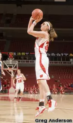 <b>Jacki Gulczynski is the reigning co-Big Ten Player of the Week.</b>