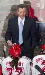 <b>Coach Johnson spoek with the media on Monday.</b>