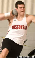 <b>Dan Block heads into Big Ten championships with a personal-best shot put of 61-7 3/4</b>