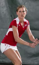 <b> Sophomore Caroline Bauer is off to a 4-0 start in singles play. </b>