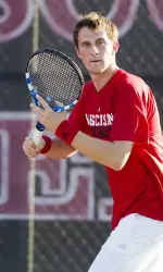 <b>Alexander Kostanov was the only Badger not to fall in two-sets, he lost, 6-0, 2-6, 6-2, to Stephen Hoh at No. 3 singles.</b>
