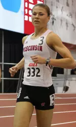 <b> Senior Dani Fischer ran a personal best in the 3,000-meter steeplechase </b>