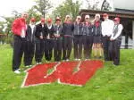 <b>Team poses after winning the Badger Invitational</b>