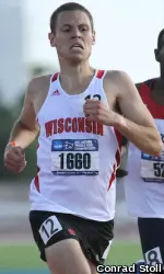 <b>Rob Finnerty's heat win made him the top qualifier from the West Region for next month's NCAA championships.</b>