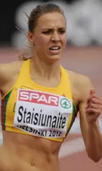 <b>Egle Staisiunaite became the fourth Badgers woman to qualify for an Olympic track event.</b>