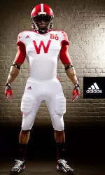<b>The Badgers will wear special adidas TECHFIT uniforms for their game at Nebraska on Sept. 29.</b>