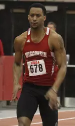 <b>Japheth Cato leads the heptathlon at the Frank Sevigne Husker Invitational after the first day of competition.</b>