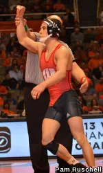 <b>Tyler Graff earned a third-place title at the Big Ten championships and is headed to the NCAA Tournament in two weeks.</b>
