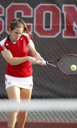 <b/>Hannah Berner's brilliant collegiate career ended with a straight-set singles loss on Thursday.<b/>