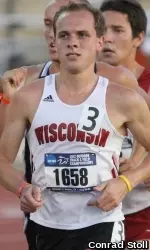 <b>After leading the Big Ten in the 5000 meters indoors, Maverick Darling now sits atop the conference list in the outdoor 5000, as well.</b>