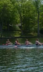 <b>The varsity four swept both its races at the Monticello Invite last weekend and earned Big Ten Boat of the Week honors</b>