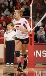 <b>Courtney Thomas hit .800 Saturday against Green Bay.</b>