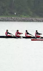 <b>The Badgers' second novice eight claimed a gold medal at the 2013 Eastern Sprints</b>
