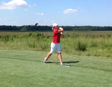 Brooke Ferrell at the Lady Paladin Tournament in Greenville, S.C.