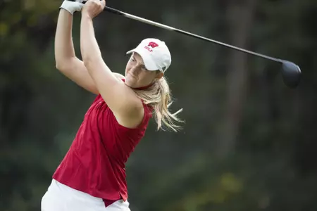 Ali Nageotte plays in the East West Match Play Championship