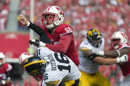 Joe Schobert vs. Iowa