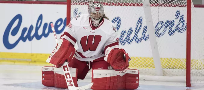 Ann-Renee Desbiens makes a save