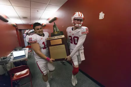Rafael Gaglianone and Drew Meyer Freedom Trophy vs Nebraska