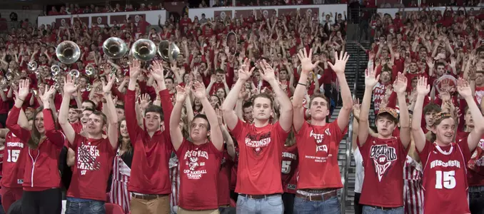 Wisconsin students section