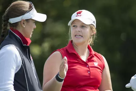Brooke Ferrell with assistant coach Katie Elliott