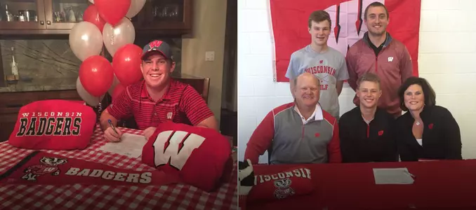 Men's golf signees Robinson and Kuhl