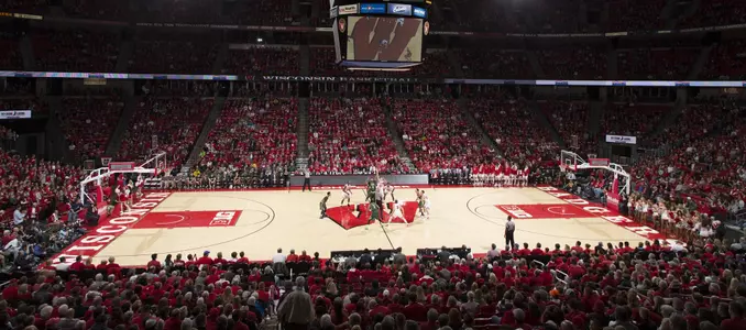 Kohl Center during Wisconsin vs. Siena