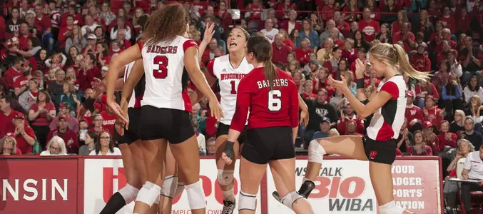 Celebrating on the court