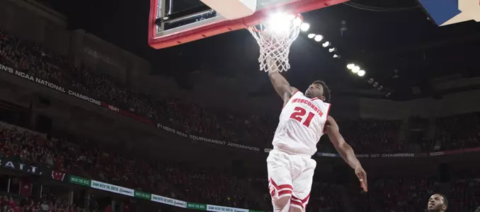 Khalil Iverson dunks vs. Prairie View A&M
